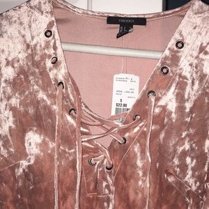 Forever 21 Crushed Velvet Dress